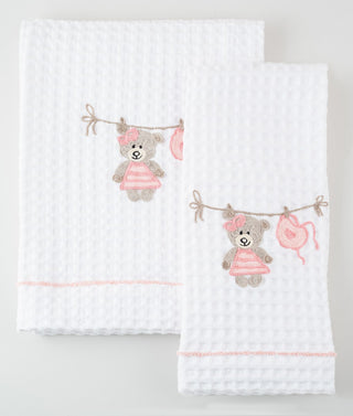 TEDDY - Embroidered Waffel Towel