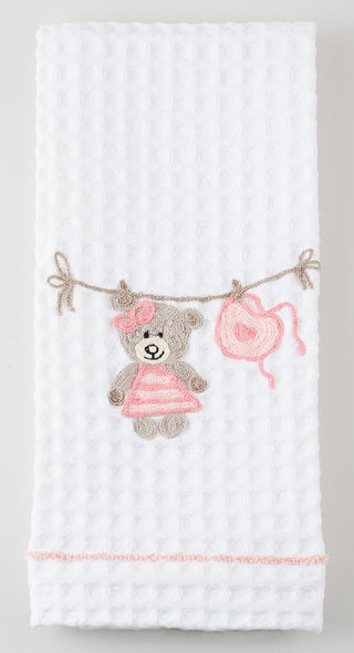 TEDDY - Embroidered Waffel Towel