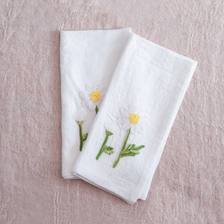 PRATO FIORITO - Set of 2 embroidered napkins