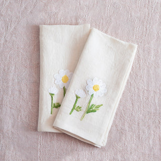 PRATO FIORITO - Set of 2 embroidered napkins