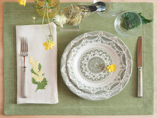 PRATO FIORITO - Set of 2 embroidered napkins