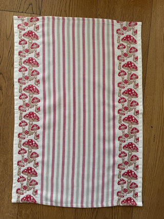 KITCHEN TOWEL "RIGA" - MUSHROOMS - 100% Cotton