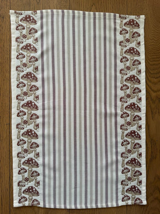KITCHEN TOWEL "RIGA" - MUSHROOMS - 100% Cotton