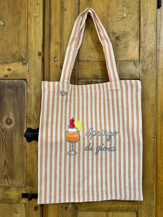 SHOPPER RICAMATO - Spritzo di gioia