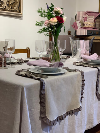AMERICANA BRISCOLA RASO CON ROUCHES