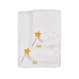 BE MAGICAL - Asciugamani in morbido tessuto di Nido d'ape