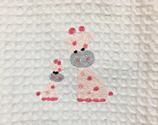 BIB WITH EMBROIDERY