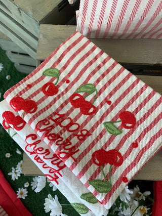 "100% CHERRY" - KITCHEN TOWEL
