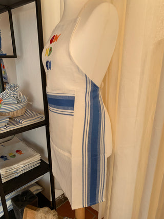 BUNTE FISCHE - BESTICKTE SCHÜRZE