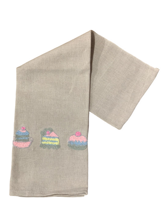 Cupcakes - Embroidered canvas